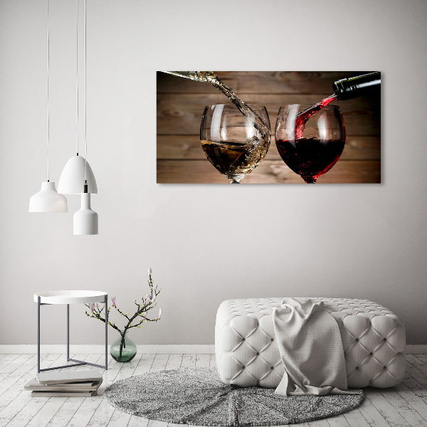 Quadro su tela Due bicchieri di vino