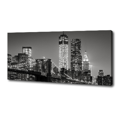 Quadro su tela Manhattan di notte