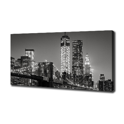 Quadro su tela Manhattan di notte