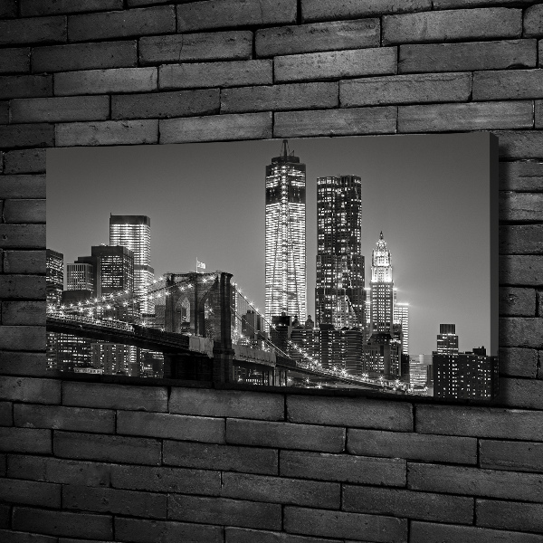 Quadro su tela Manhattan di notte