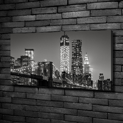 Quadro su tela Manhattan di notte