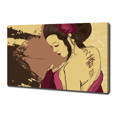 Foto quadro su tela Geisha