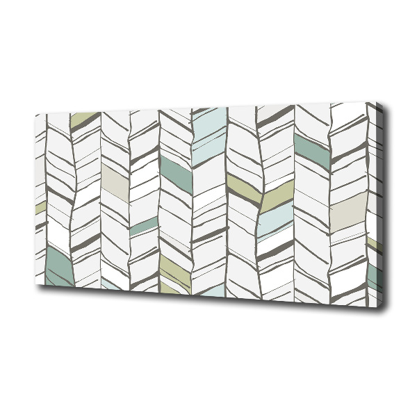 Quadro stampa su tela Motivo a spina di pesce