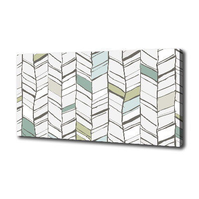 Quadro stampa su tela Motivo a spina di pesce