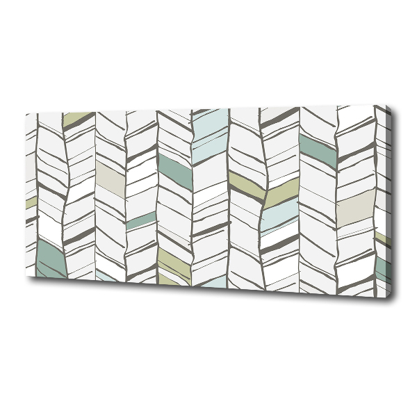 Quadro stampa su tela Motivo a spina di pesce