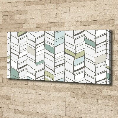 Quadro stampa su tela Motivo a spina di pesce