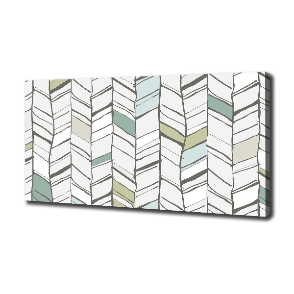 Quadro stampa su tela Motivo a spina di pesce