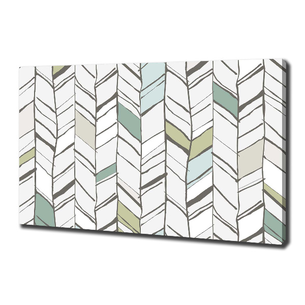 Quadro stampa su tela Motivo a spina di pesce