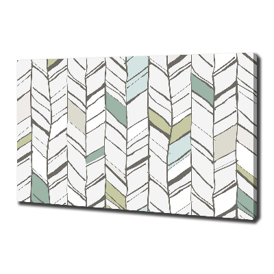 Quadro stampa su tela Motivo a spina di pesce