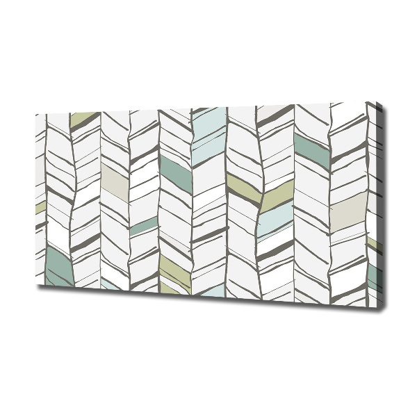 Quadro stampa su tela Motivo a spina di pesce