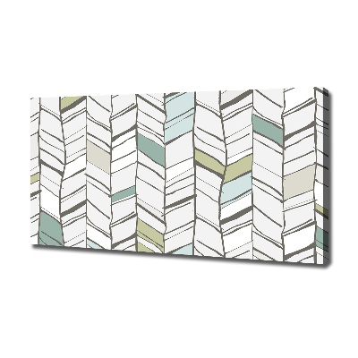 Quadro stampa su tela Motivo a spina di pesce