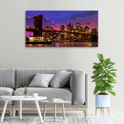 Quadro stampa su tela Manhattan Ovest