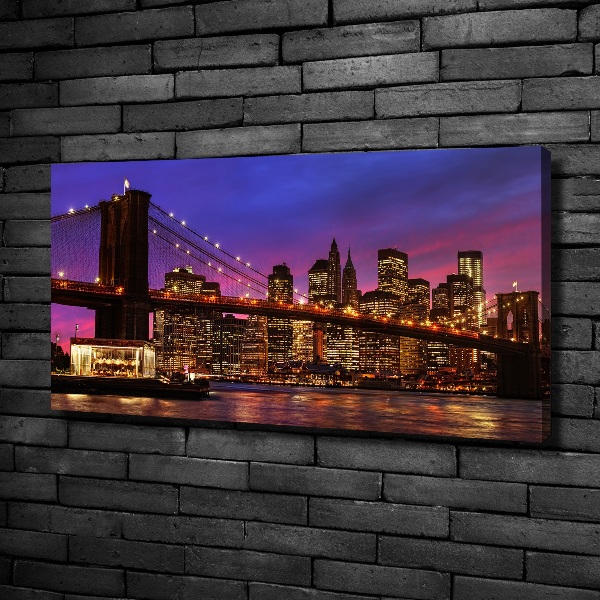 Quadro stampa su tela Manhattan Ovest