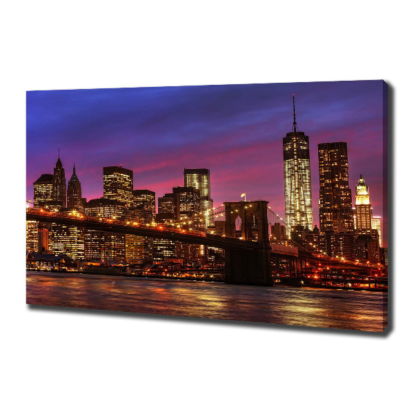 Quadro stampa su tela Manhattan Ovest