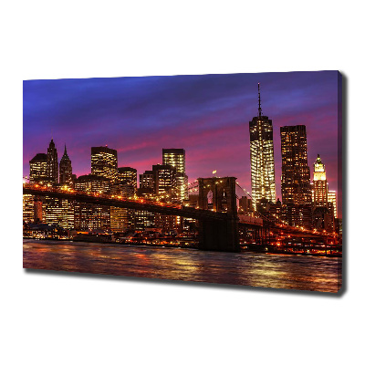 Quadro stampa su tela Manhattan Ovest