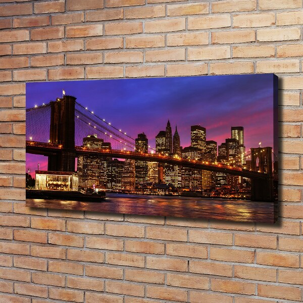 Quadro stampa su tela Manhattan Ovest