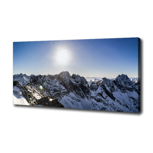 Quadro stampa su tela Inverno sui Monti Tatra