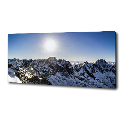 Quadro stampa su tela Inverno sui Monti Tatra
