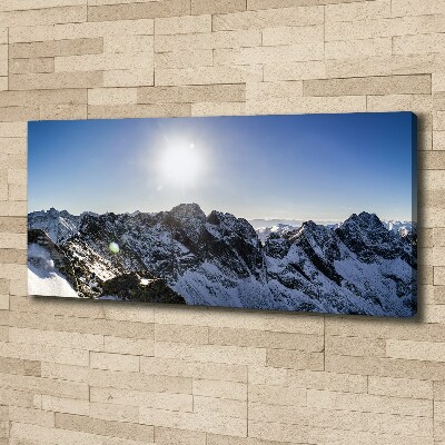 Quadro stampa su tela Inverno sui Monti Tatra