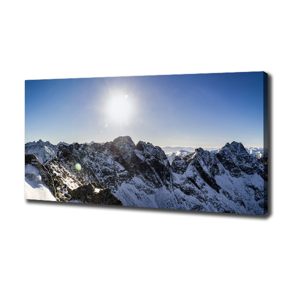 Quadro stampa su tela Inverno sui Monti Tatra