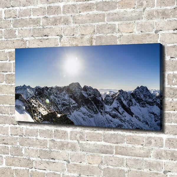 Quadro stampa su tela Inverno sui Monti Tatra