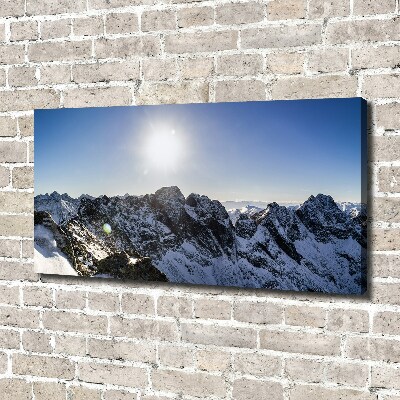 Quadro stampa su tela Inverno sui Monti Tatra