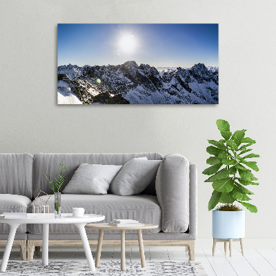 Quadro stampa su tela Inverno sui Monti Tatra