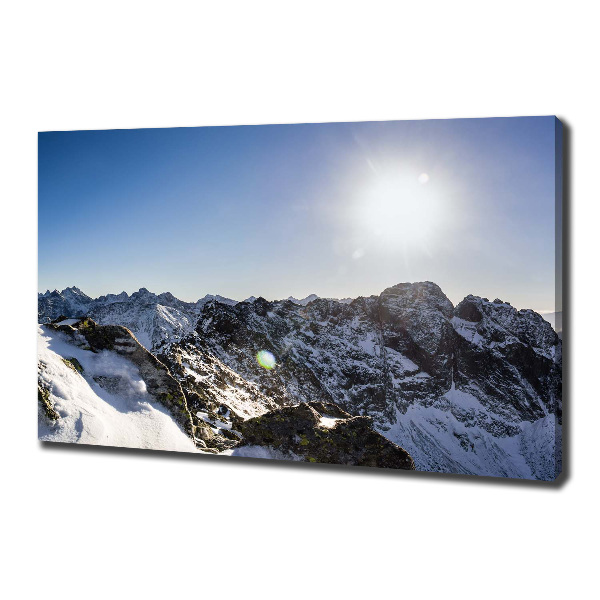 Quadro stampa su tela Inverno sui Monti Tatra