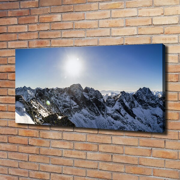 Quadro stampa su tela Inverno sui Monti Tatra