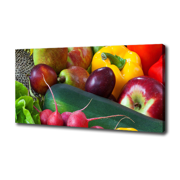 Quadro stampa su tela Frutta e verdura