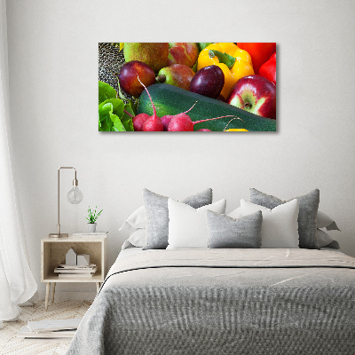 Quadro stampa su tela Frutta e verdura