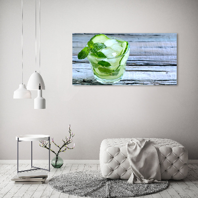 Foto quadro su tela Acqua di cetriolo