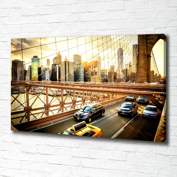 Foto quadro su tela Ponte di Brooklyn
