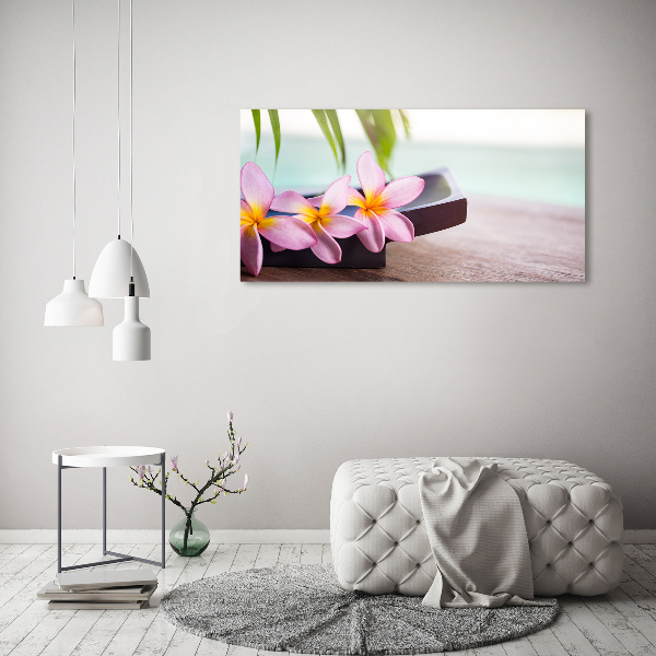 Quadro stampa su tela Plumeria