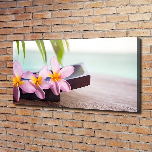 Quadro stampa su tela Plumeria