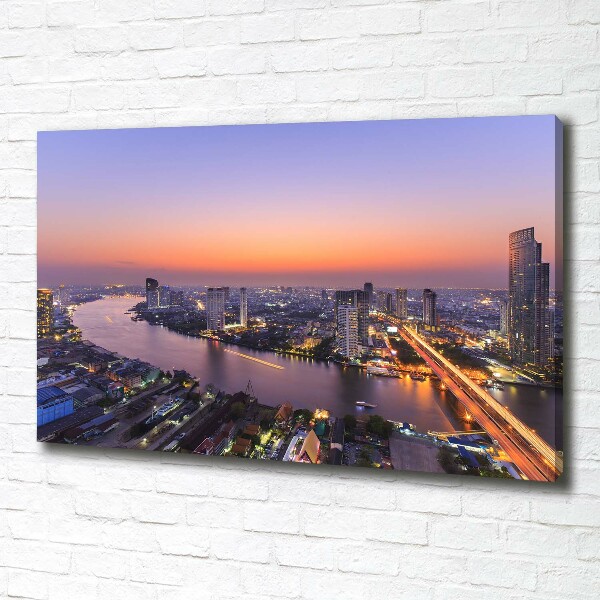 Quadro stampa su tela Bangkok Ovest