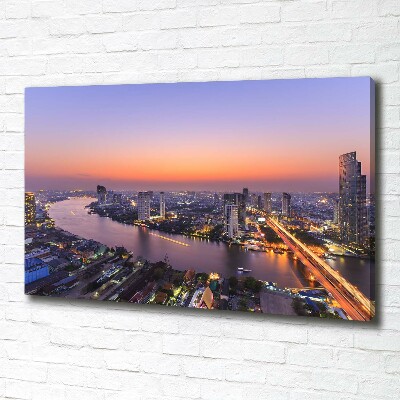 Quadro stampa su tela Bangkok Ovest