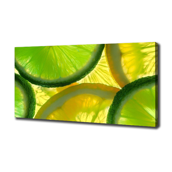 Foto quadro su tela Lime e limone