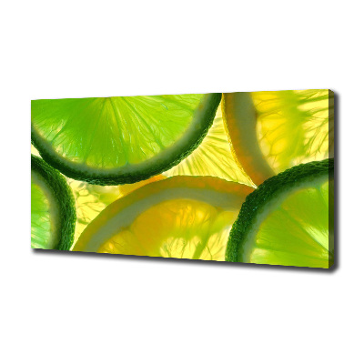 Foto quadro su tela Lime e limone