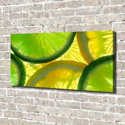 Foto quadro su tela Lime e limone