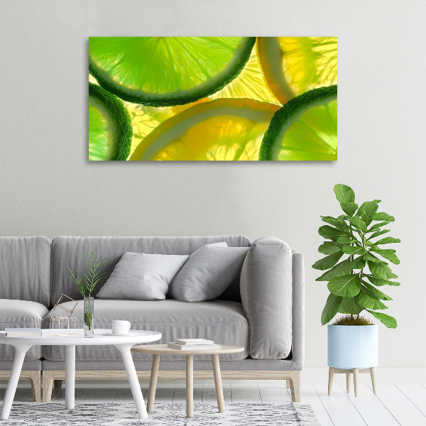 Foto quadro su tela Lime e limone