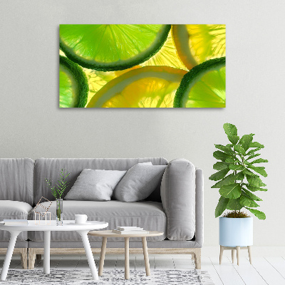 Foto quadro su tela Lime e limone