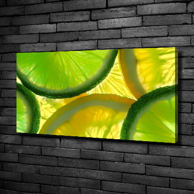 Foto quadro su tela Lime e limone