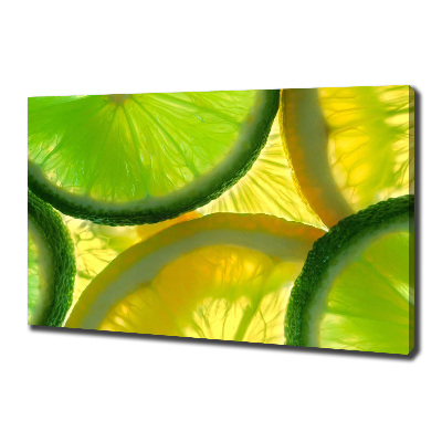 Foto quadro su tela Lime e limone