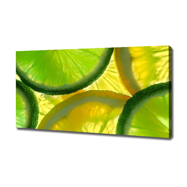 Foto quadro su tela Lime e limone