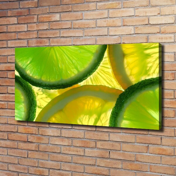 Foto quadro su tela Lime e limone