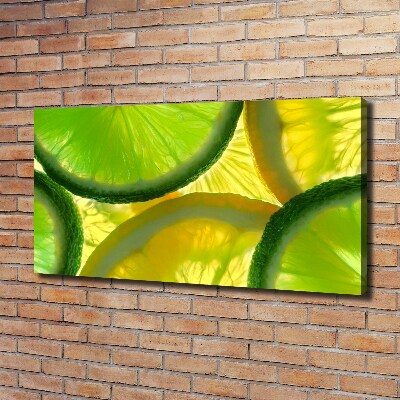 Foto quadro su tela Lime e limone