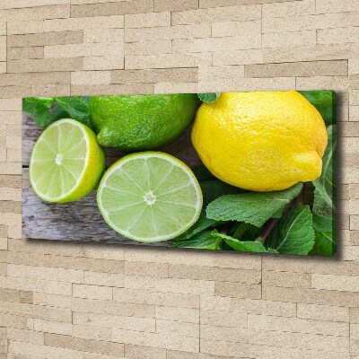Quadro su tela Lime e limone