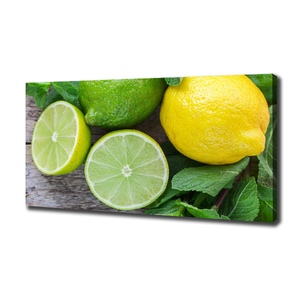 Quadro su tela Lime e limone