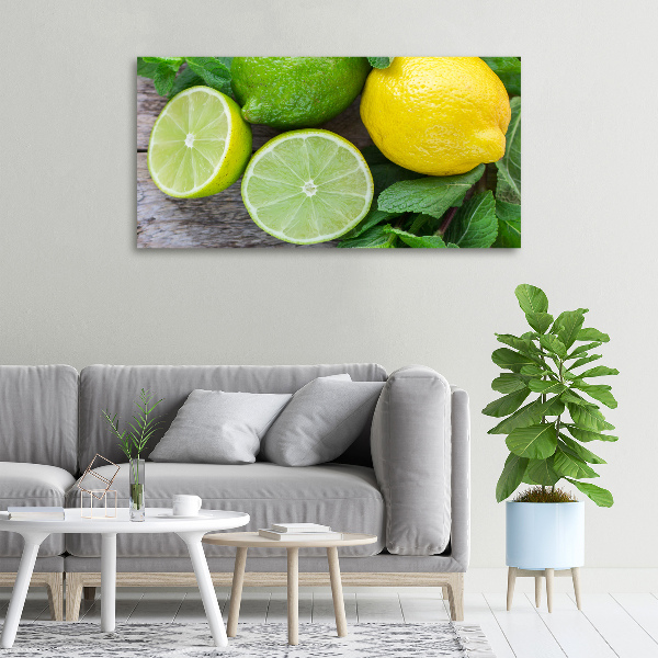 Quadro su tela Lime e limone